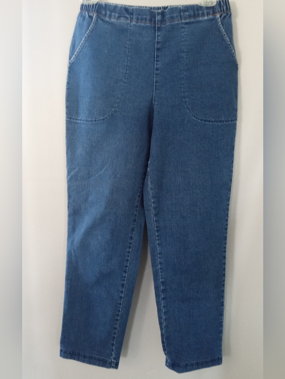 croft & barrow Dark Blue High-Rise Denim Pants